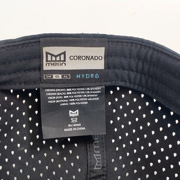 Melin Golf Hat Cap Coronado Have More Fun Hydro Black CL - Picture 6 of 11